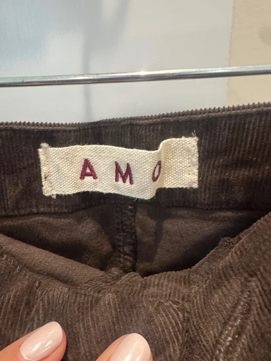 AMO Men's Dark Brown Corduroy Carpenter Pants - Picture 2 of 3